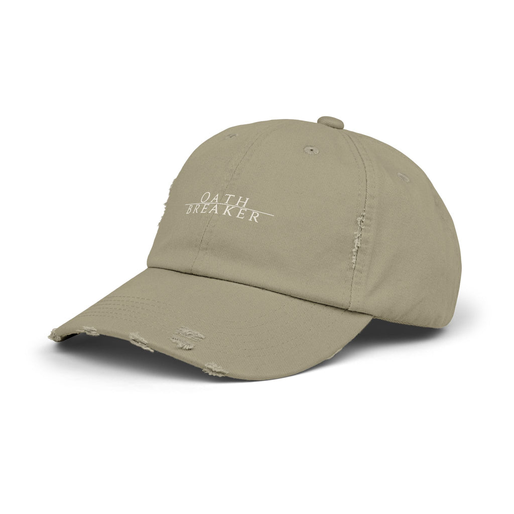 Oath Breaker Distressed Cap – Vintage Black Baseball Hat
