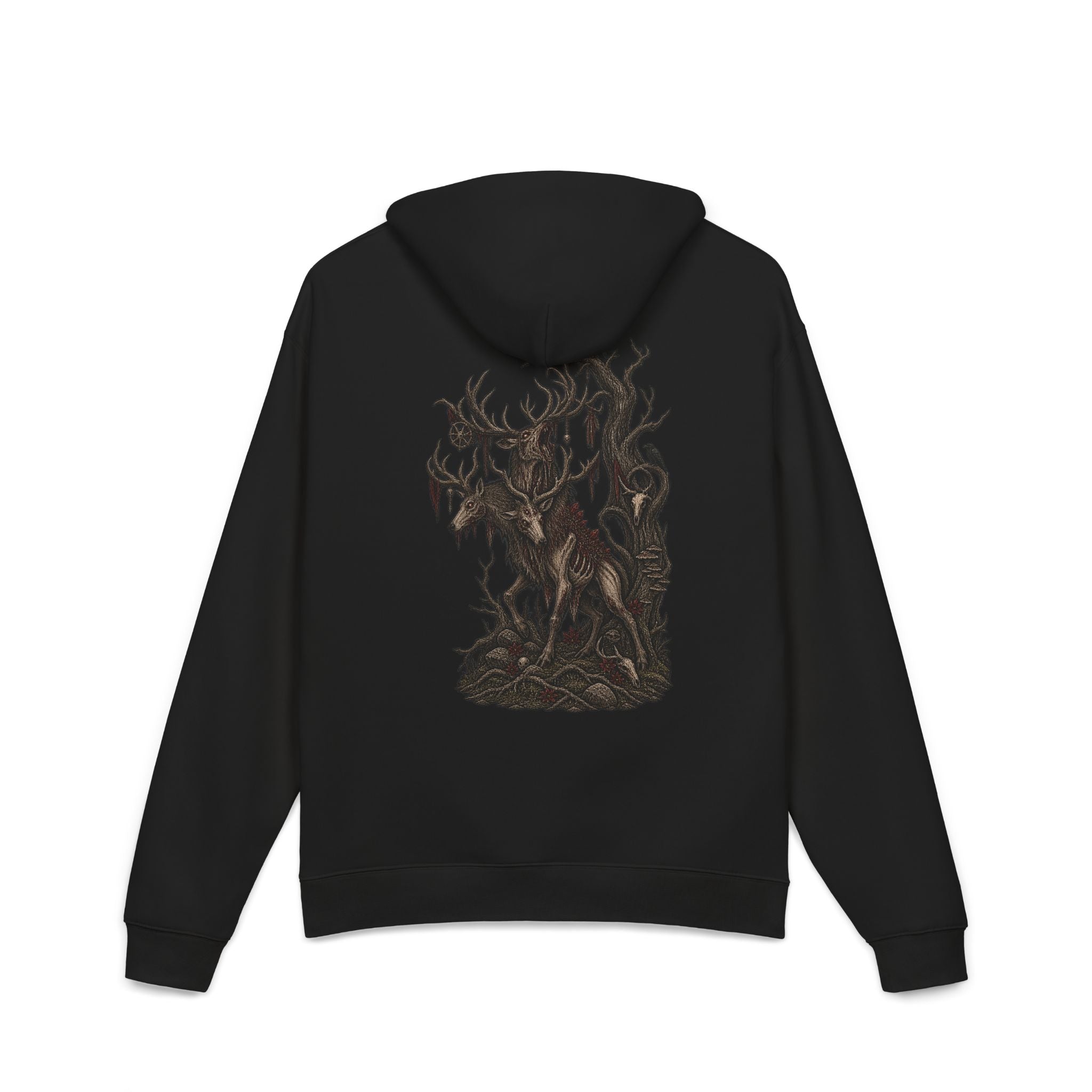 Rad Forest Stag Graphic Hoodie
