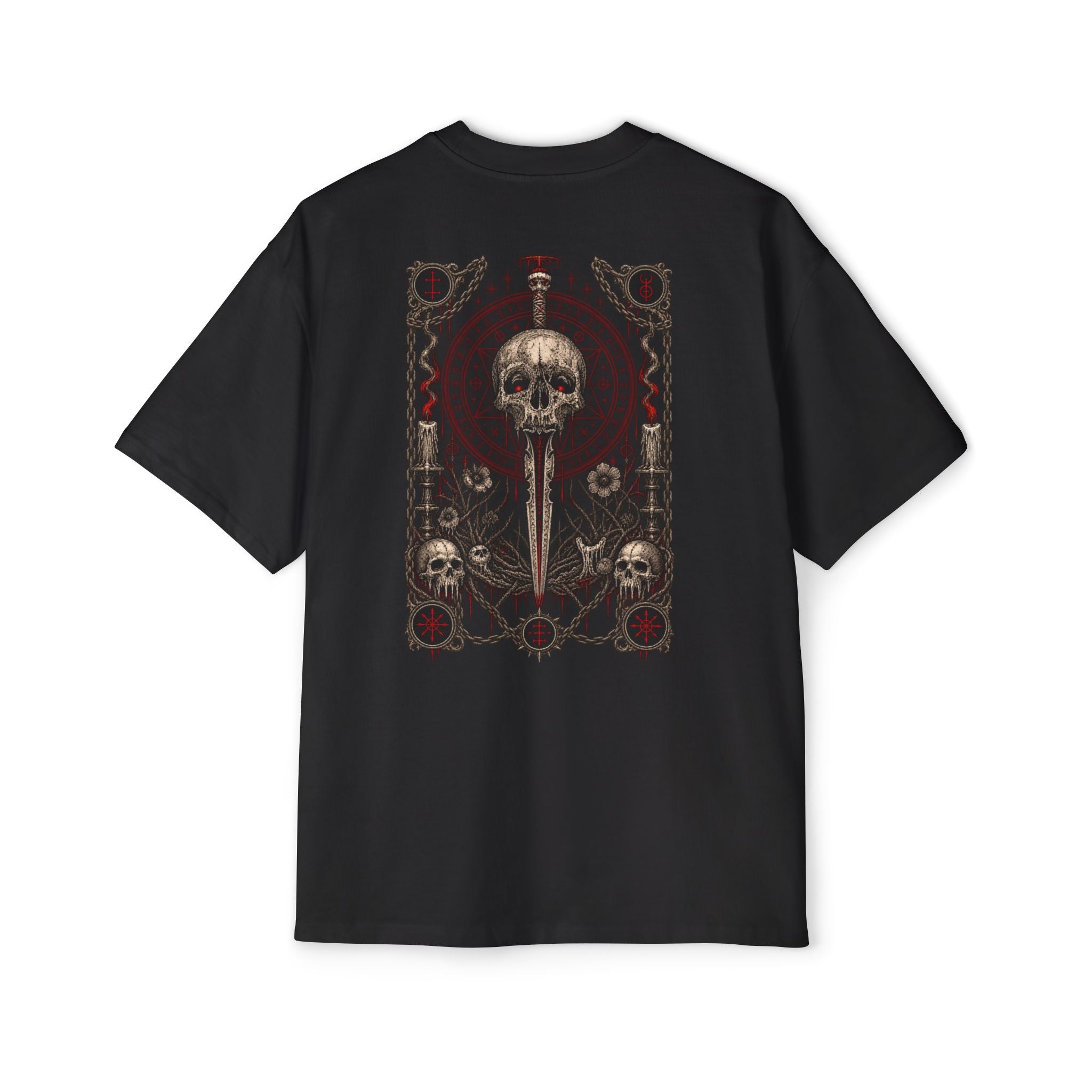 Oath Breaker Tee — Gothic Everending Dagger Oversized T‑Shirt