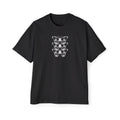 Butterfly Stack Graphic Tee — Minimalist Black Floral Chest Print