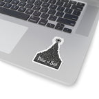 Pillar of Salt Black Metal Sticker — Gothic Kiss-Cut Laptop Decal
