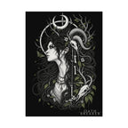 Occult Goddess Art Poster — 'Oathbreaker' Watercolor Matte Print