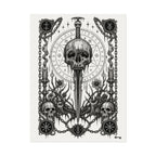 Copy of Oath Breaker Skull Dagger Poster — Dark Gothic Wall Art