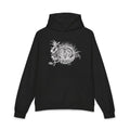 Owl Floral Hoodie — Gothic Botanical Graphic Hoodie