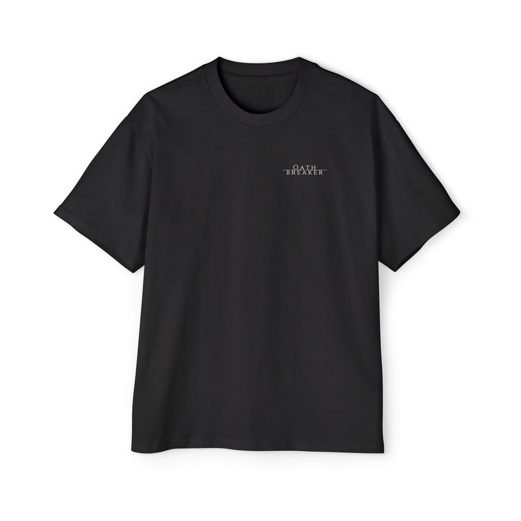 Owl Reaper Graphic Tee — 'Aerius Mort' Oversized Men's T-Shirt