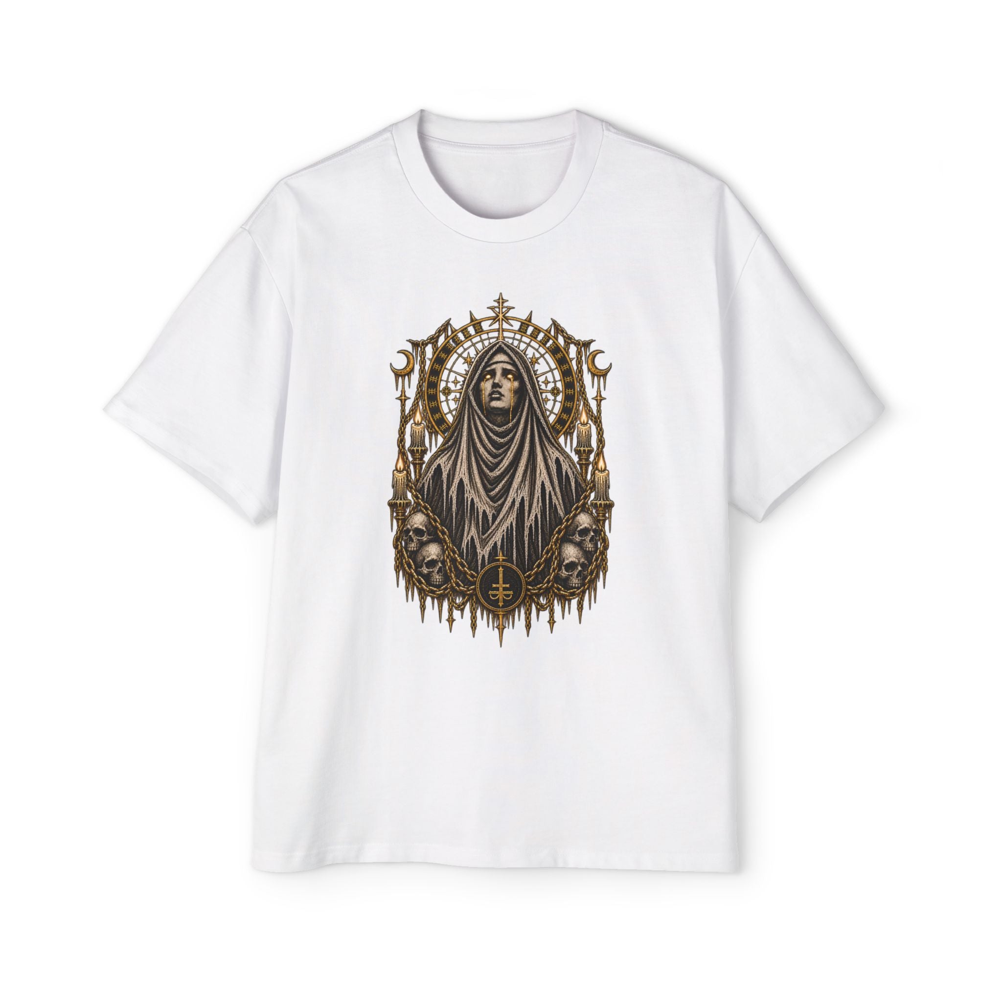 Gothic Golden Saint Graphic Tee