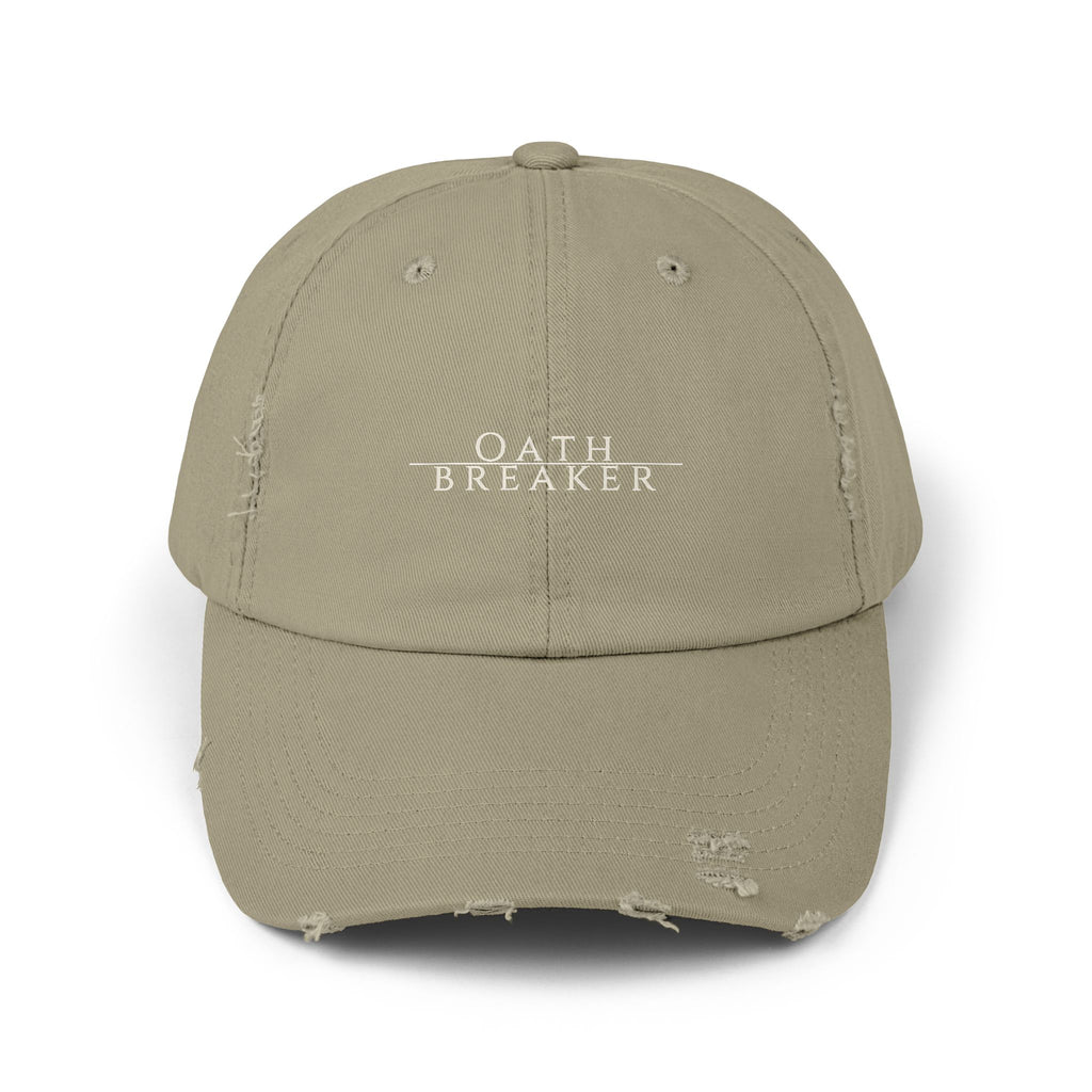Oath Breaker Distressed Cap – Vintage Black Baseball Hat