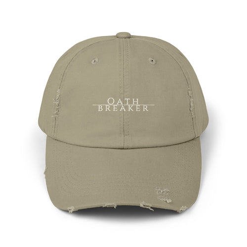 Oath Breaker Distressed Cap – Vintage Black Baseball Hat