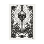 Copy of Oath Breaker Skull Dagger Poster — Dark Gothic Wall Art