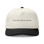 Oath Breaker Two-Tone Cap — Minimalist Text Trucker Hat