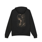 Graphic Hoodie — "Stay Dreamer" Gothic Portrait Back Print
