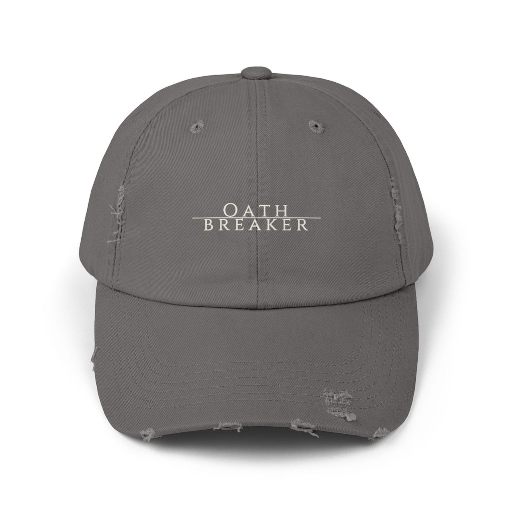 Oath Breaker Distressed Cap – Vintage Black Baseball Hat