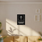 Oath Breaker Skull Dagger Poster — Dark Gothic Wall Art