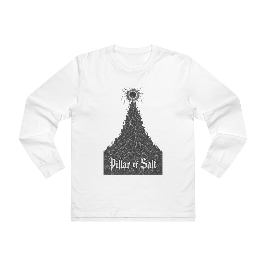 Pillar of Salt Long Sleeve Tee — Gothic Tree Sun Graphic Men’s Shirt