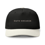 Oath Breaker Two-Tone Cap — Minimalist Text Trucker Hat