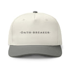 Oath Breaker Two-Tone Cap — Minimalist Text Trucker Hat