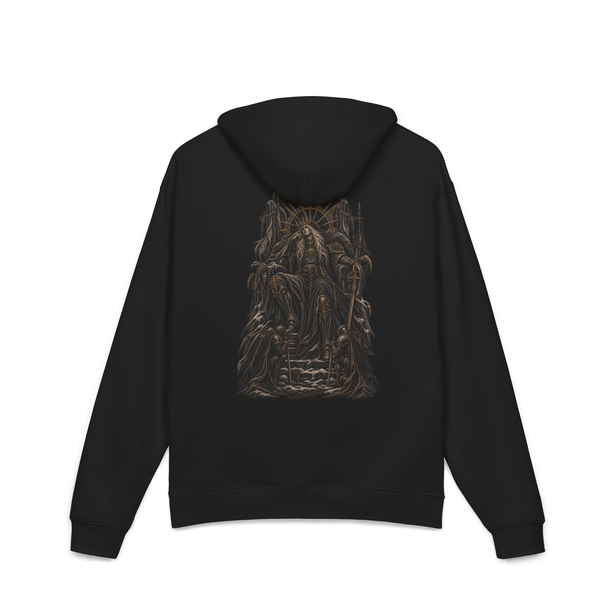 'King Void' Gothic Throne Metal Graphic Hoodie