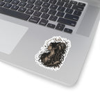 Occult Goddess Kiss-Cut Sticker — Boho Witch Art Decal for Laptops & Journals