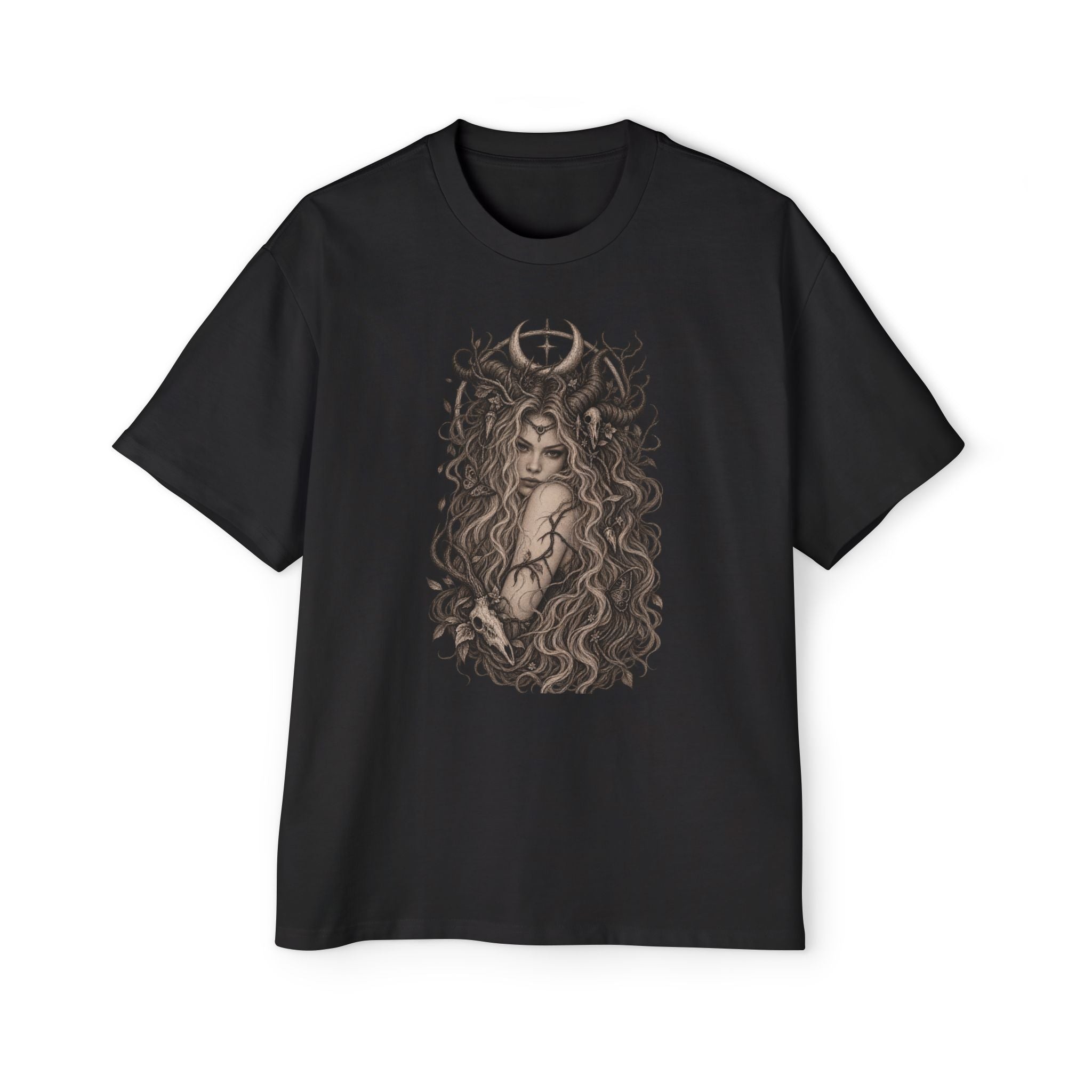 Gothic Horned Nymph Graphic Tee