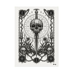 Copy of Oath Breaker Skull Dagger Poster — Dark Gothic Wall Art