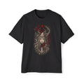 Ritual Skull Graphic Tee — Gothic Snake Head Illustration Oversized T‑Shirt