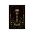 Oath Breaker Skull Sticker — Gothic Dark Fantasy Kiss-Cut Decal