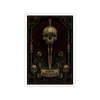 Oath Breaker Skull Sticker — Gothic Dark Fantasy Kiss-Cut Decal