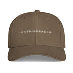 Oath Breaker Cap — Minimal Strikethrough Text Baseball Hat