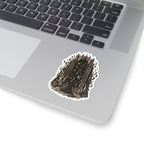 Gothic Portal Kiss-Cut Sticker — Dark Fantasy Doorway Illustration
