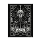 Oath Breaker Skull Dagger Poster — Dark Gothic Wall Art