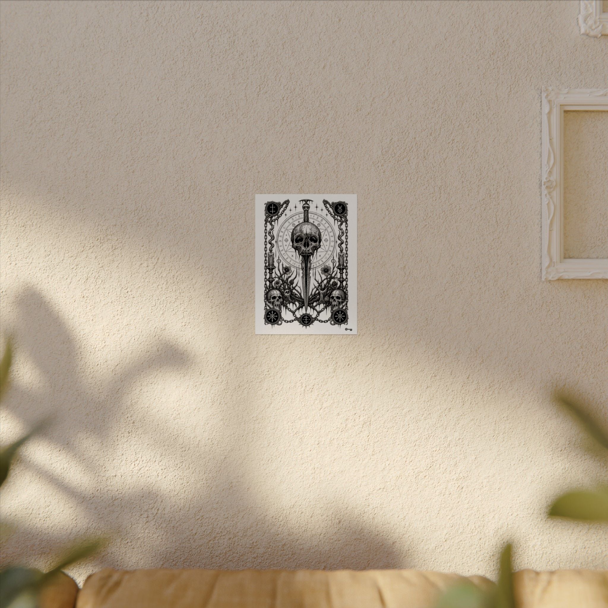 Copy of Oath Breaker Skull Dagger Poster — Dark Gothic Wall Art