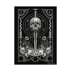 Oath Breaker Skull Dagger Poster — Dark Gothic Wall Art