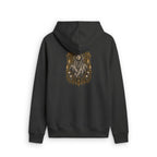 Gothic Queen Zip Hoodie — Ornate Dark Illustration Back Print
