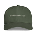 Oath Breaker Cap — Minimal Strikethrough Text Baseball Hat