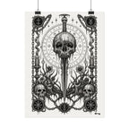 Copy of Oath Breaker Skull Dagger Poster — Dark Gothic Wall Art